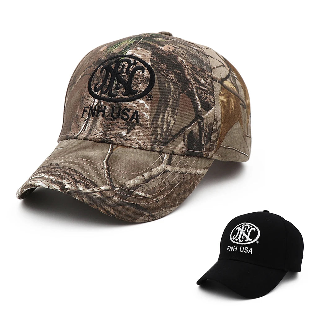 NEW Baseball Cap Four Seasons Men 100% Cotton Fnh Fn Herstal Fabrique Nationale Mag Cool Snapback Hat Peaked