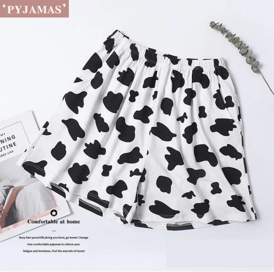 Cow Print Sleep Pants