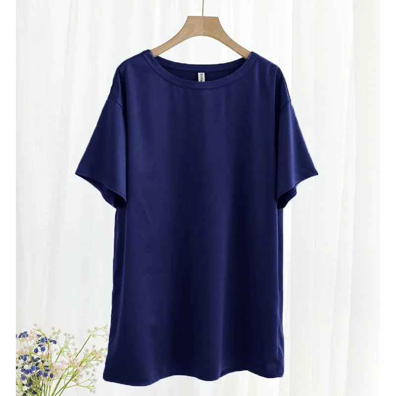 Plus Size Satin Nightshirt