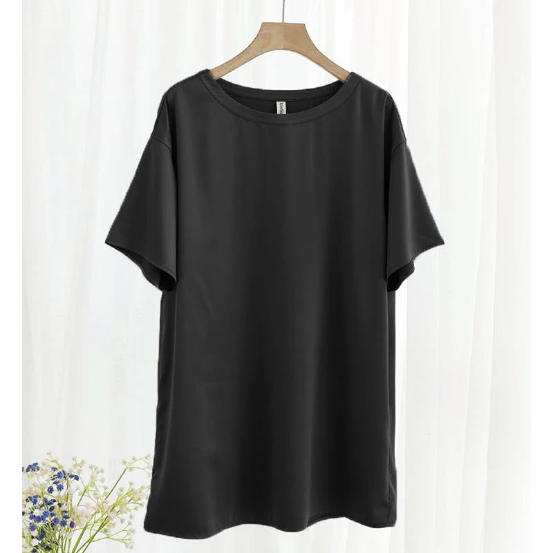 Plus Size Satin Nightshirt