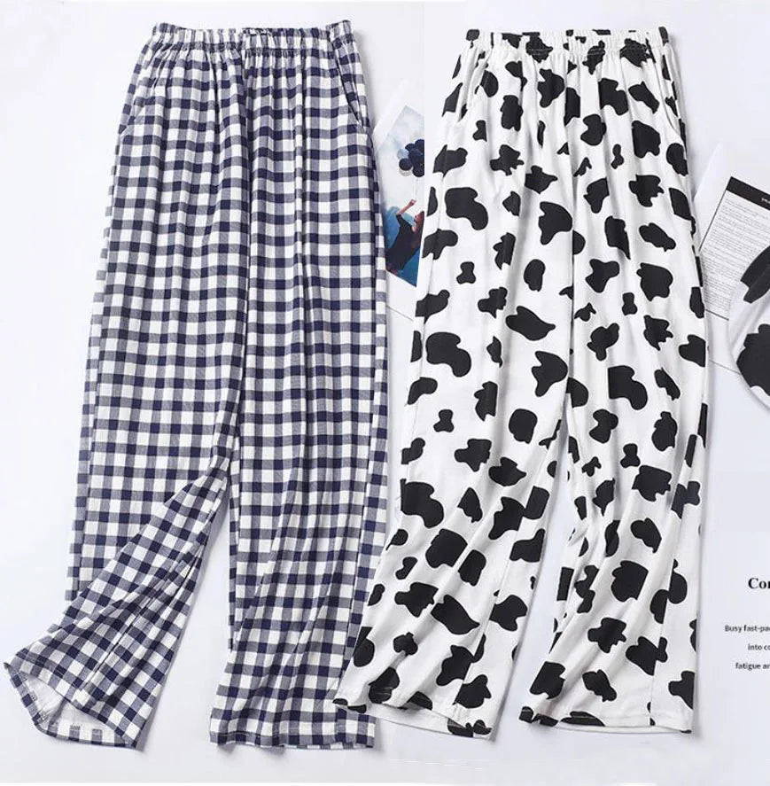 Cow Print Sleep Pants