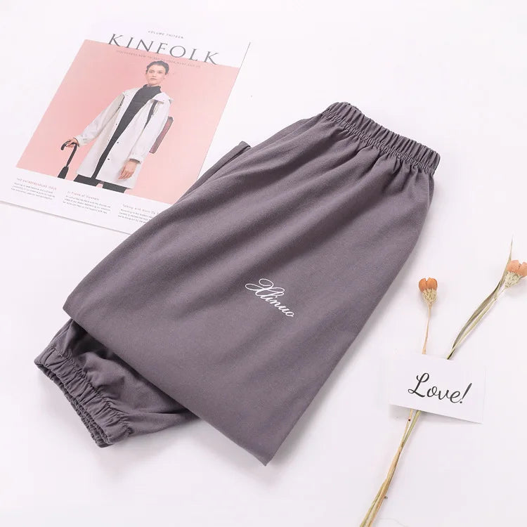 Plus Size Cotton Pajama Pants