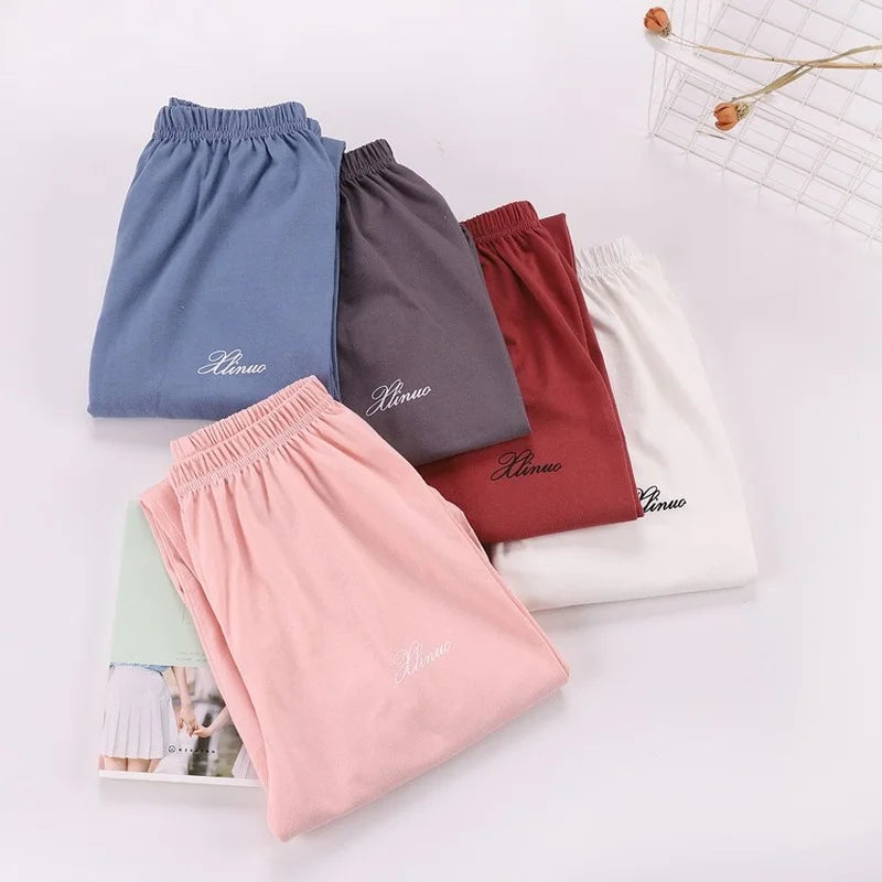 Plus Size Cotton Pajama Pants