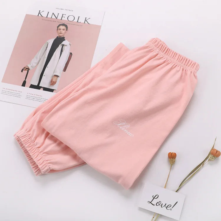Plus Size Cotton Pajama Pants