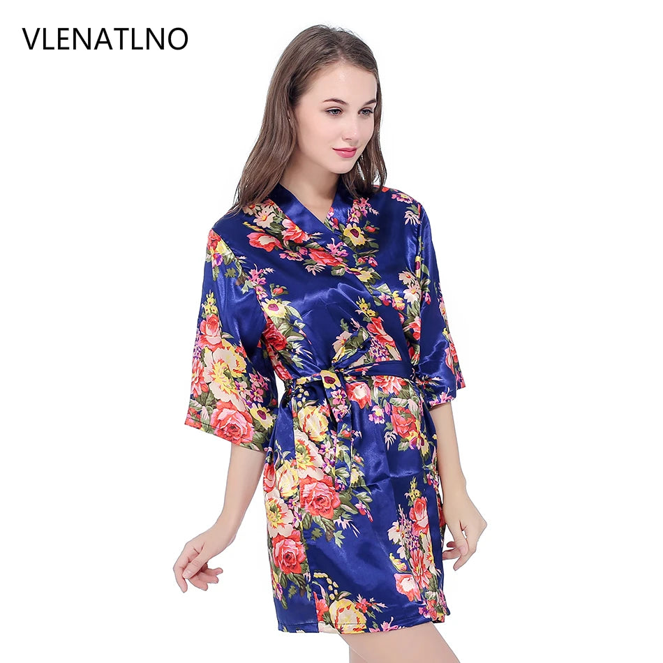 Silk Satin Bridal Robe