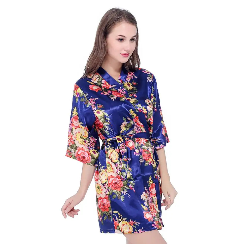 Silk Satin Bridal Robe