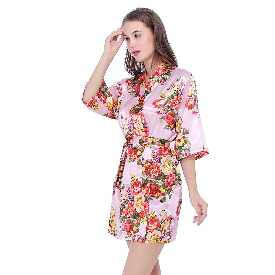 Silk Satin Bridal Robe