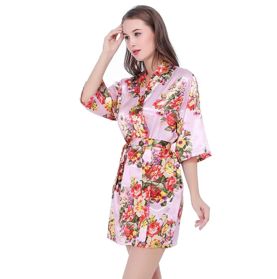 Silk Satin Bridal Robe