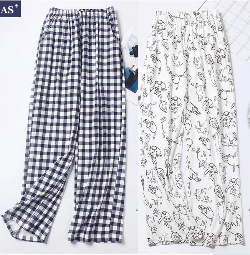 Cow Print Sleep Pants