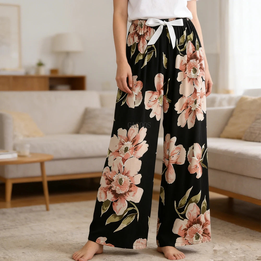 Cotton Crepe Lounge Pants