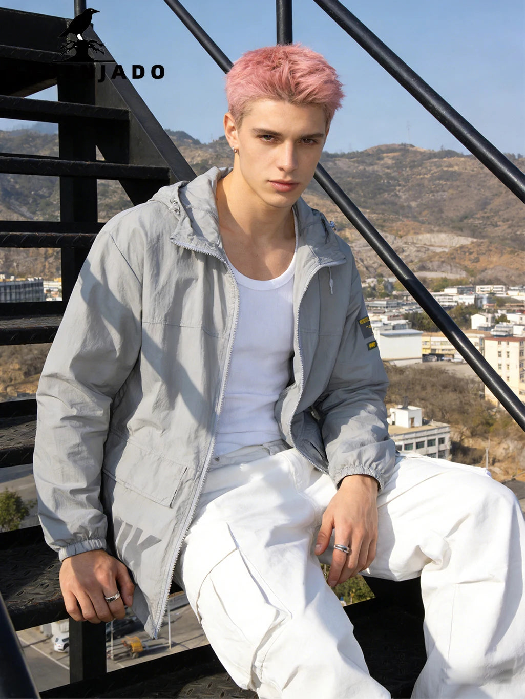 UV Protection Hooded Windbreaker