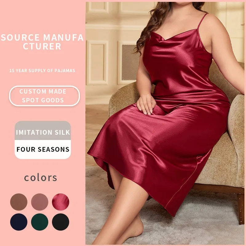 Plus Size Printed Sleep Dress