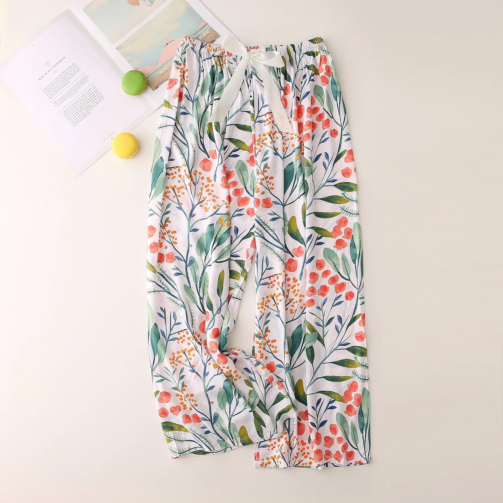 Cotton Crepe Lounge Pants