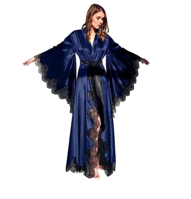 Solid Color Tie Robe