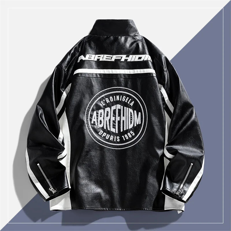 Retro Motorcycle Leather Jacket