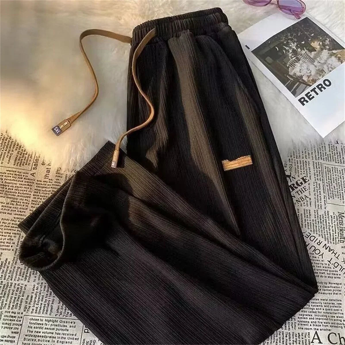 Striped Multi-Pocket Street Pants