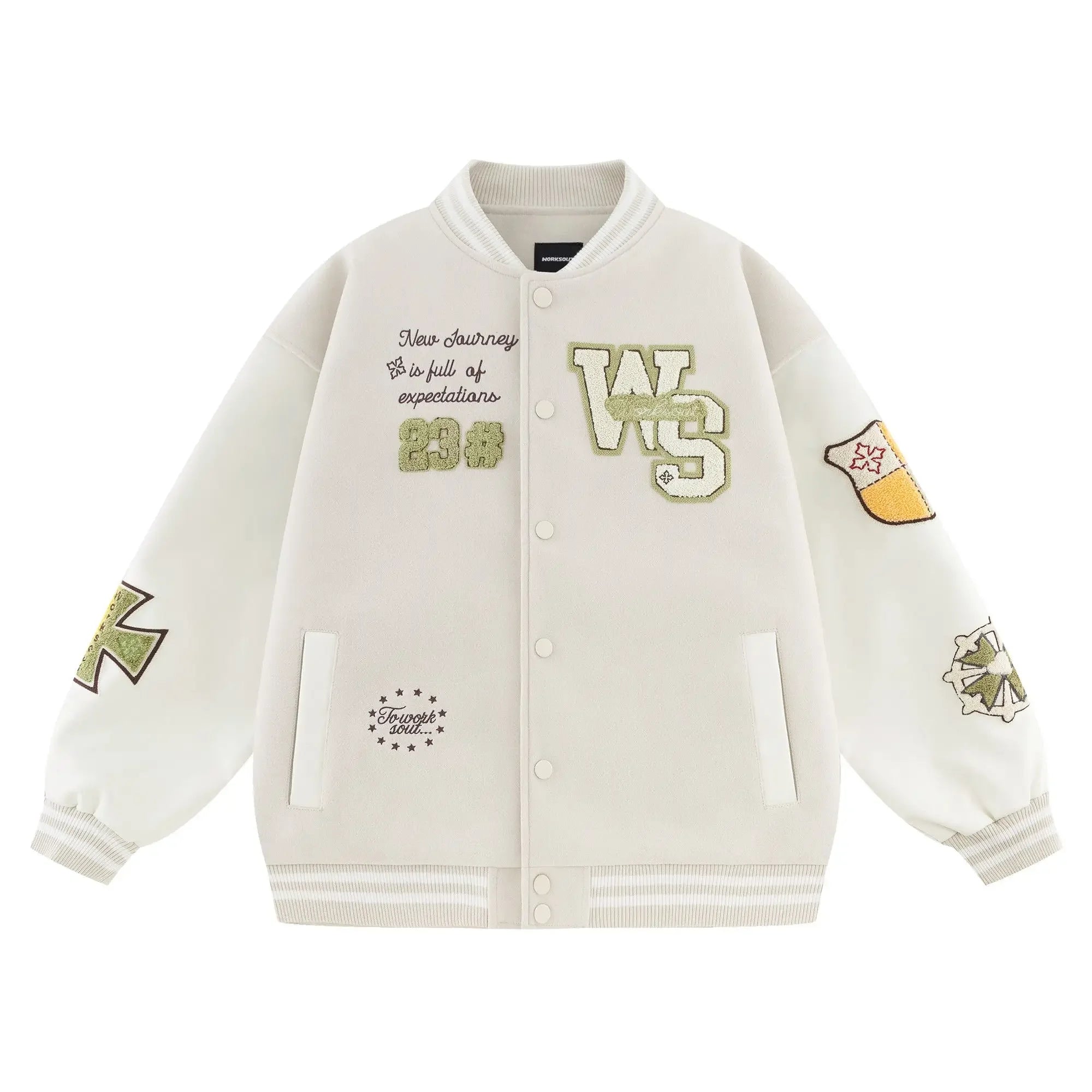 Joker Embroidered Varsity Jacket