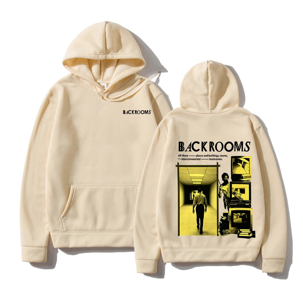 Backrooms Graphic Streetwear Hoodie