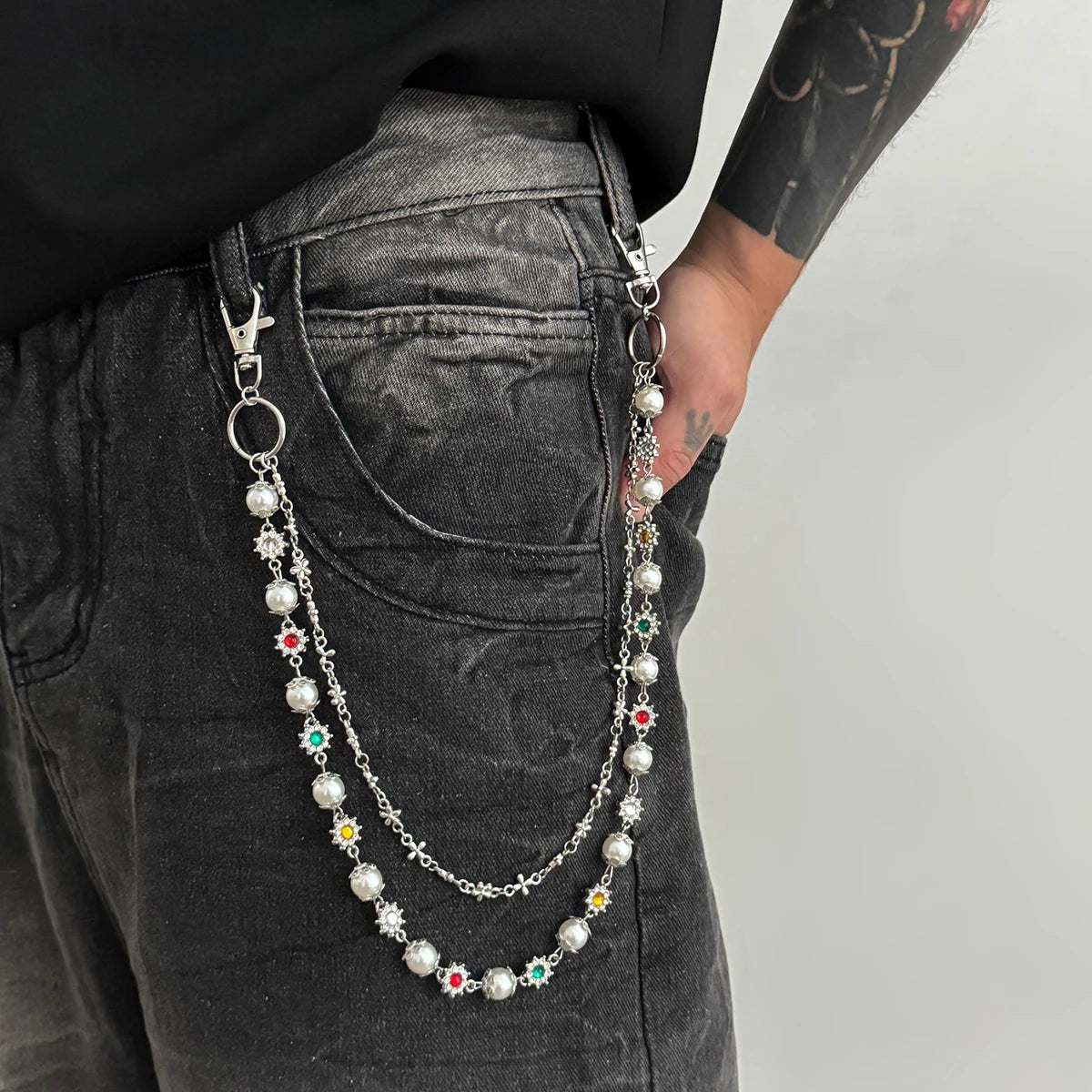 Punk Cross Pendant Chain