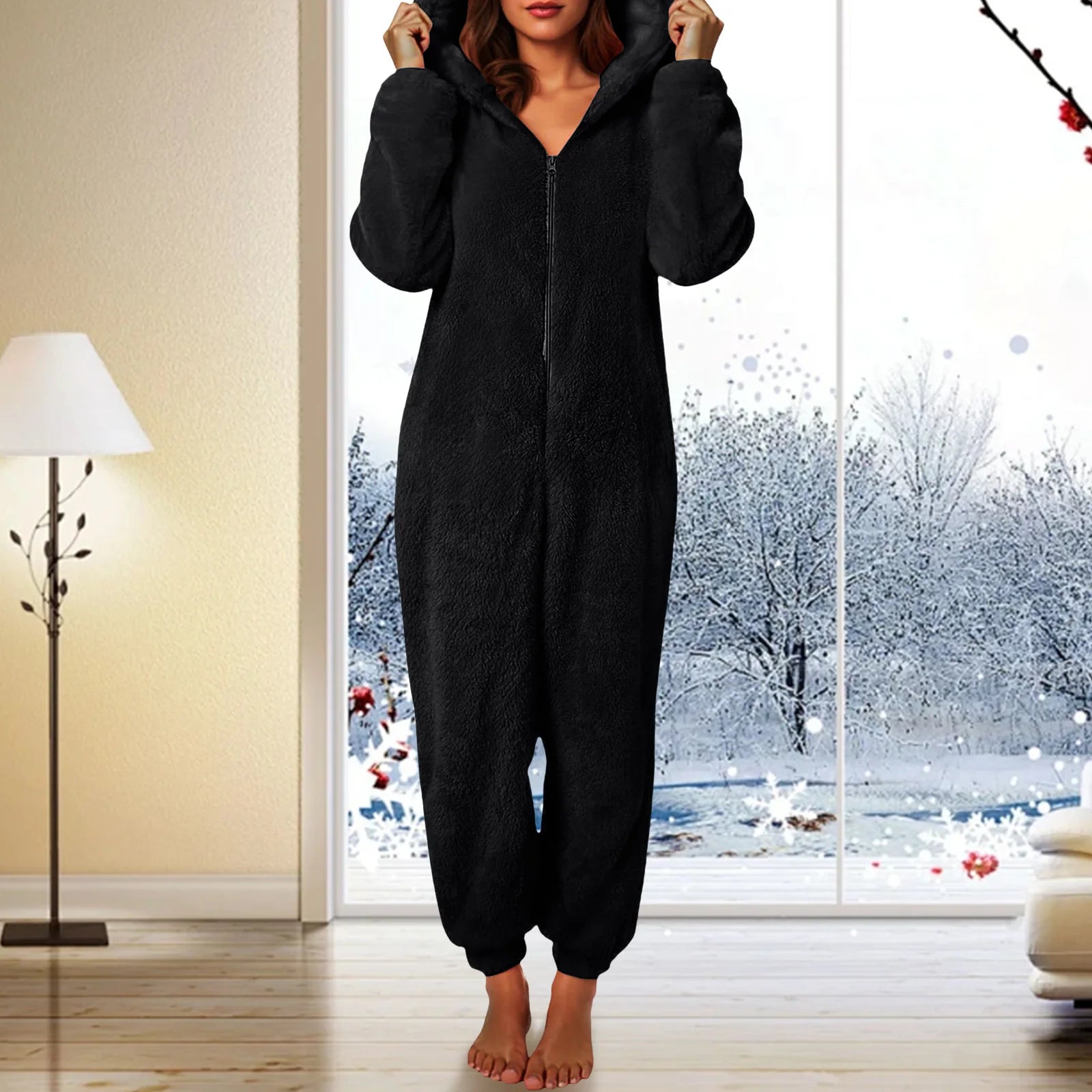 Floral V-Neck Pajama Romper