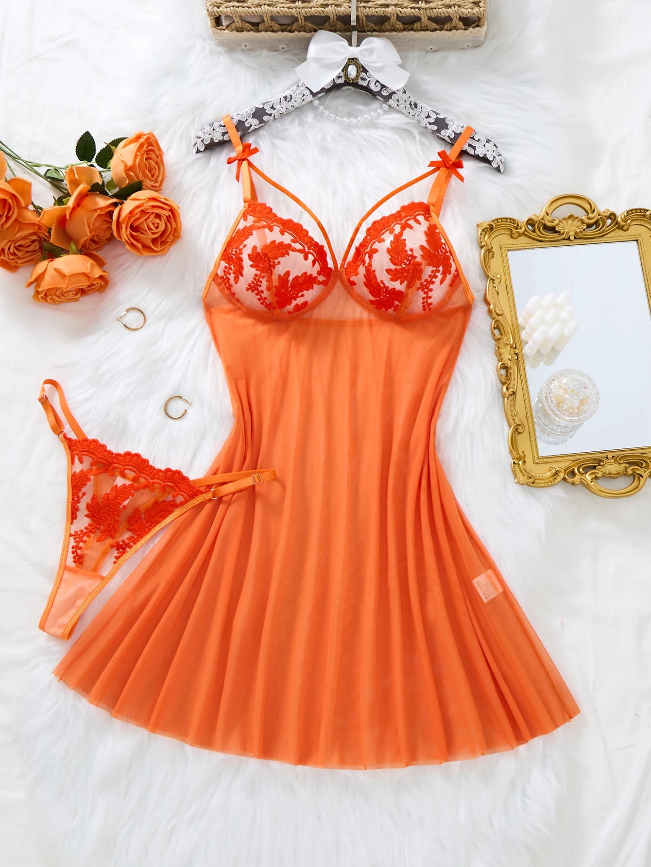 Lace V-Neck Sleepshirt