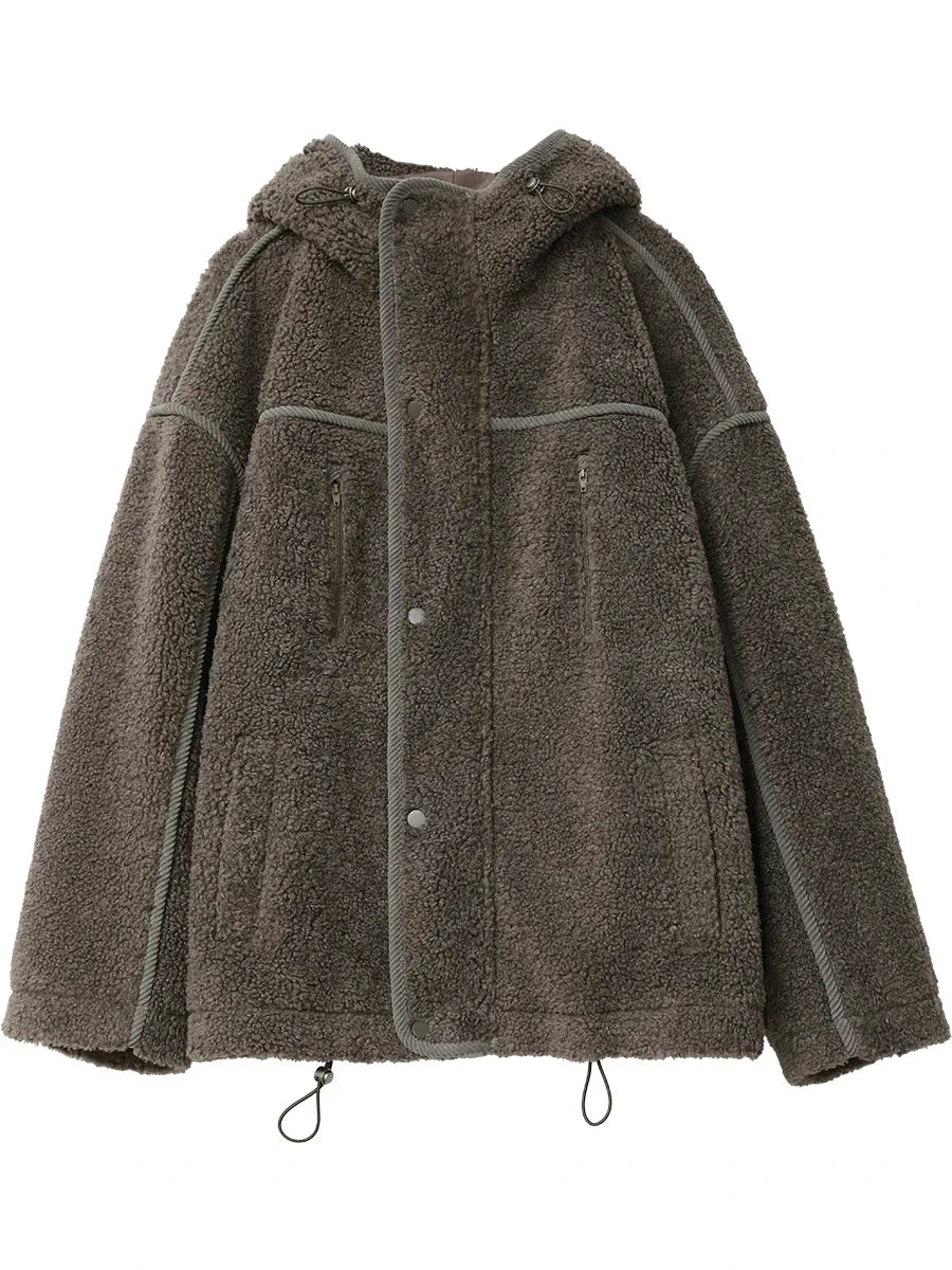 Plush Hooded Winter Jacket