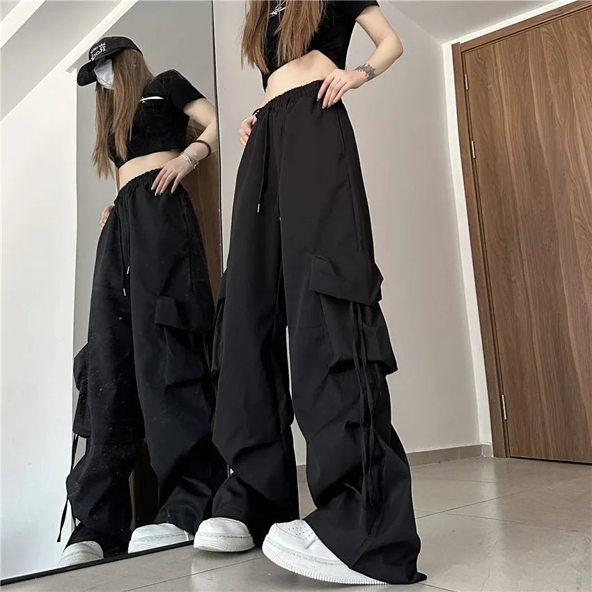 Y2K High-Waist Cargo Pants