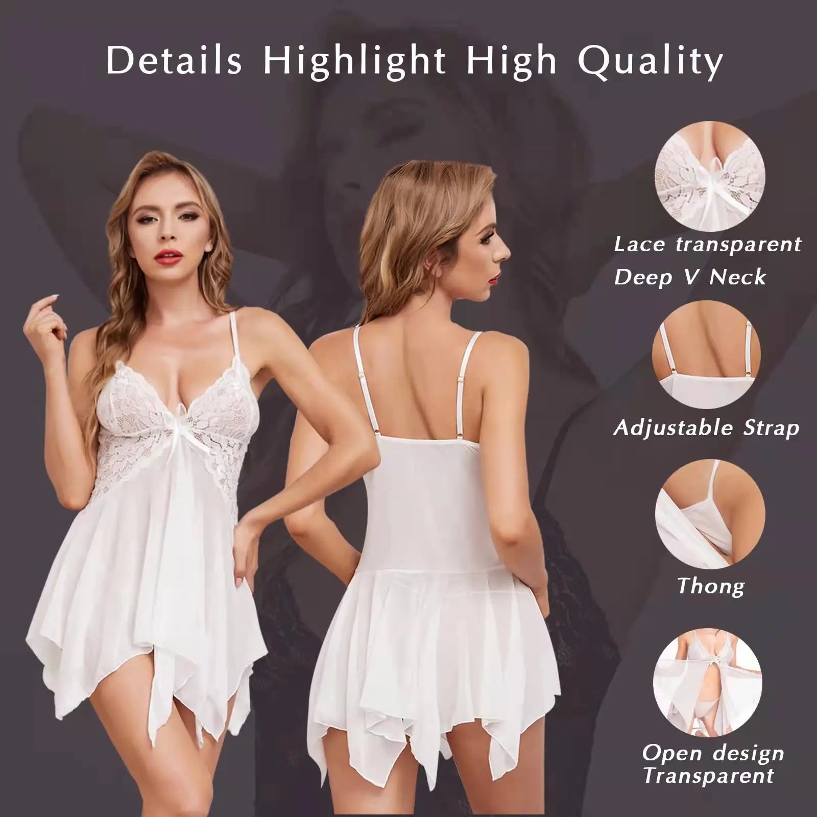 Floral Satin Sleep Dress