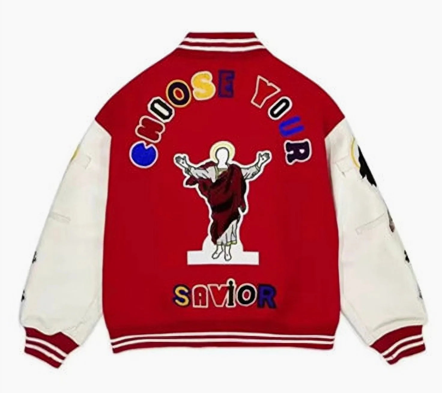 Vintage Patchwork Varsity Jacket