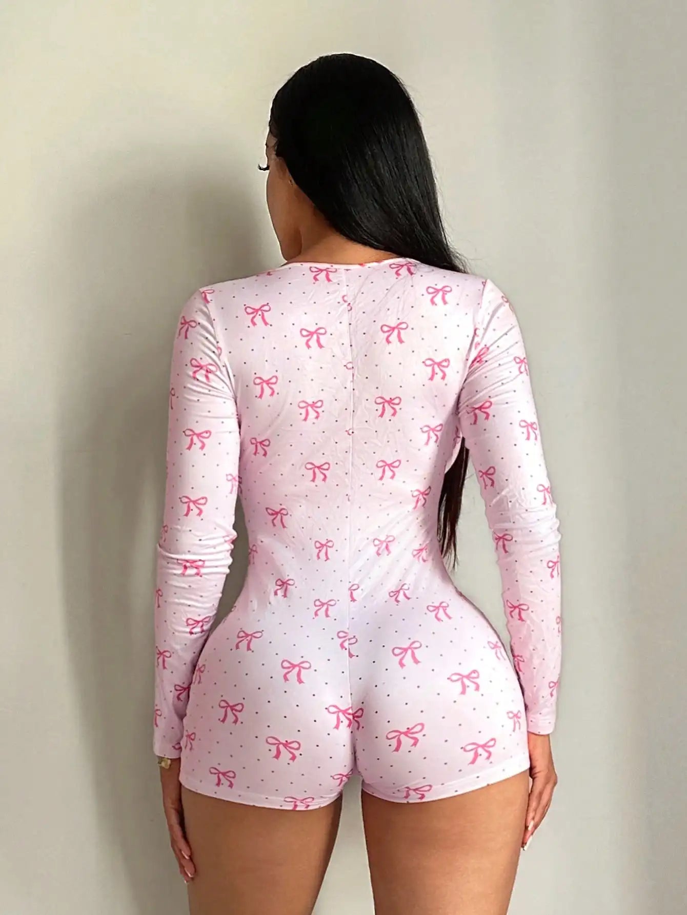 Pink Polka Dot Pajama Set