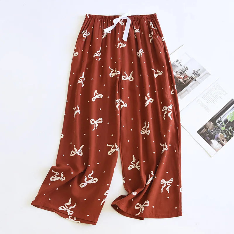 Plus Size Satin Pajama Pants