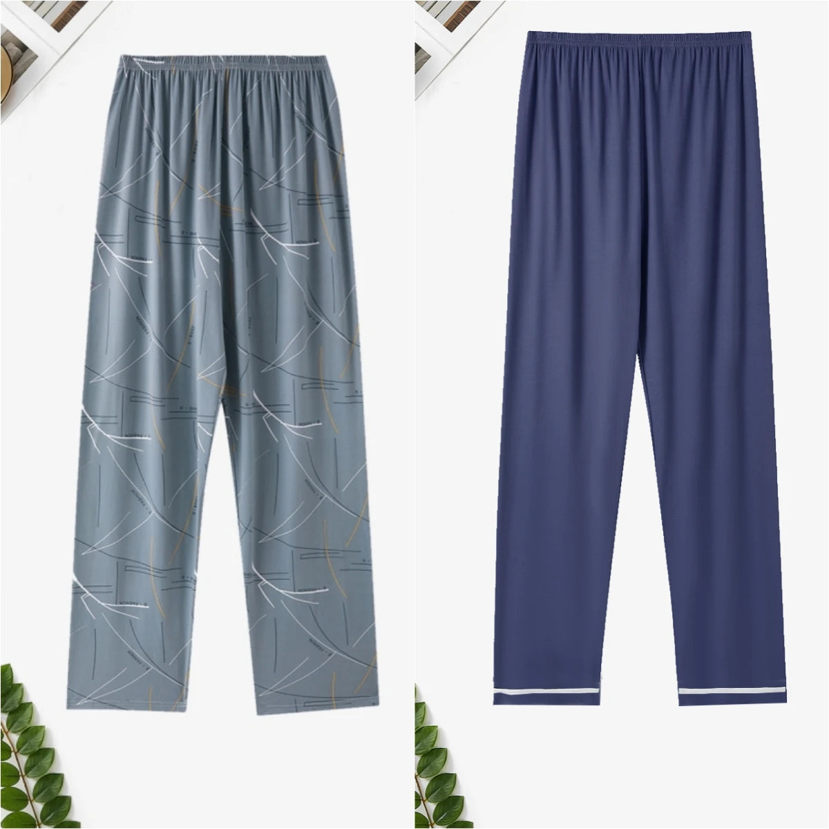Rabbit Print Pajama Set