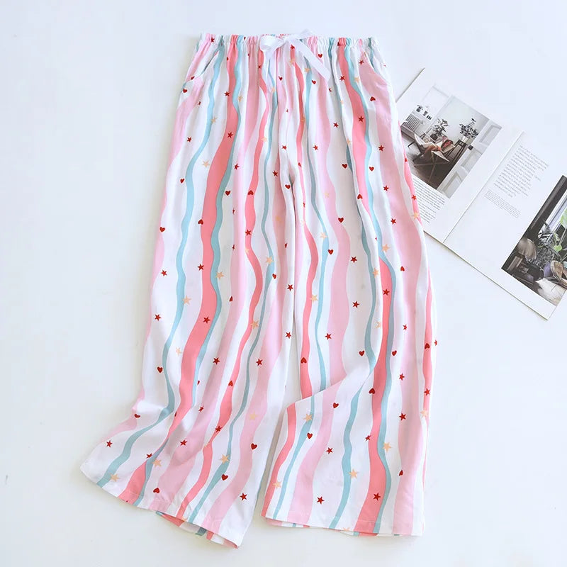 Plus Size Satin Pajama Pants