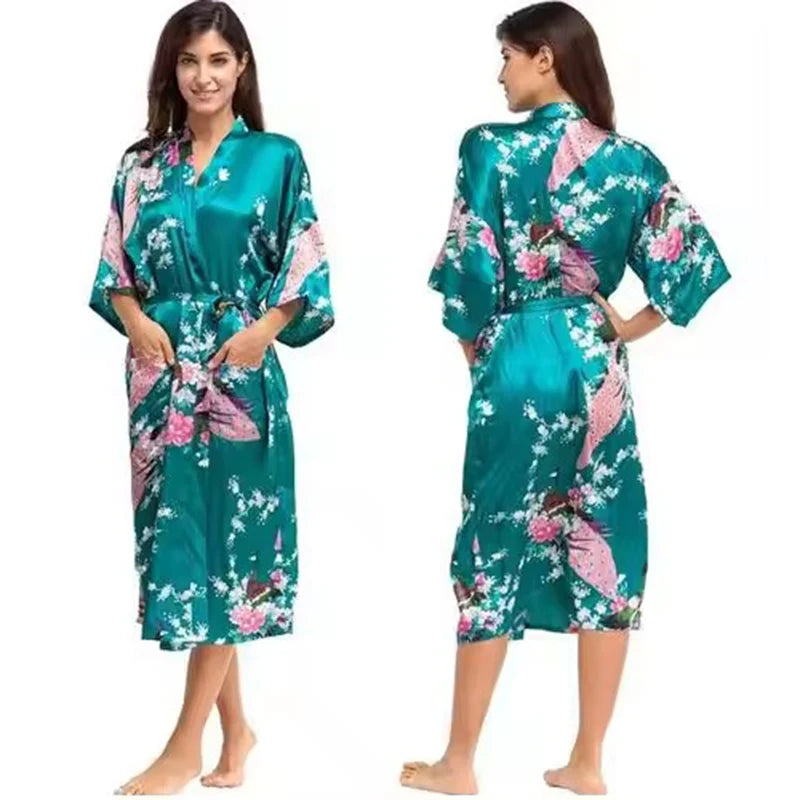 Lace Sleeve Bridal Robe