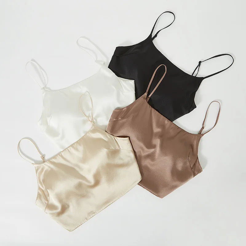 Silk Cami Bra Top