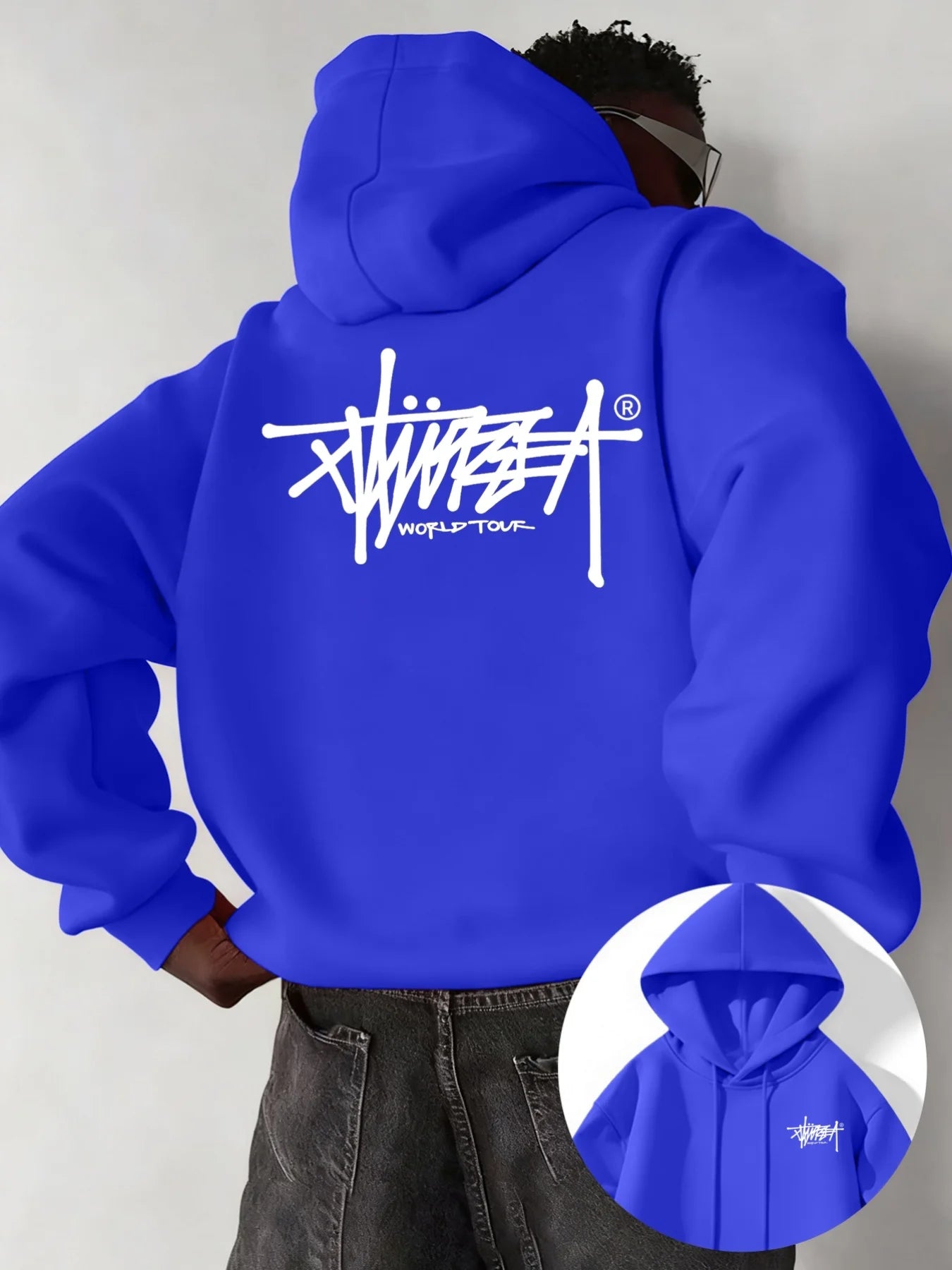 Urban Printed Pullover Hoodie