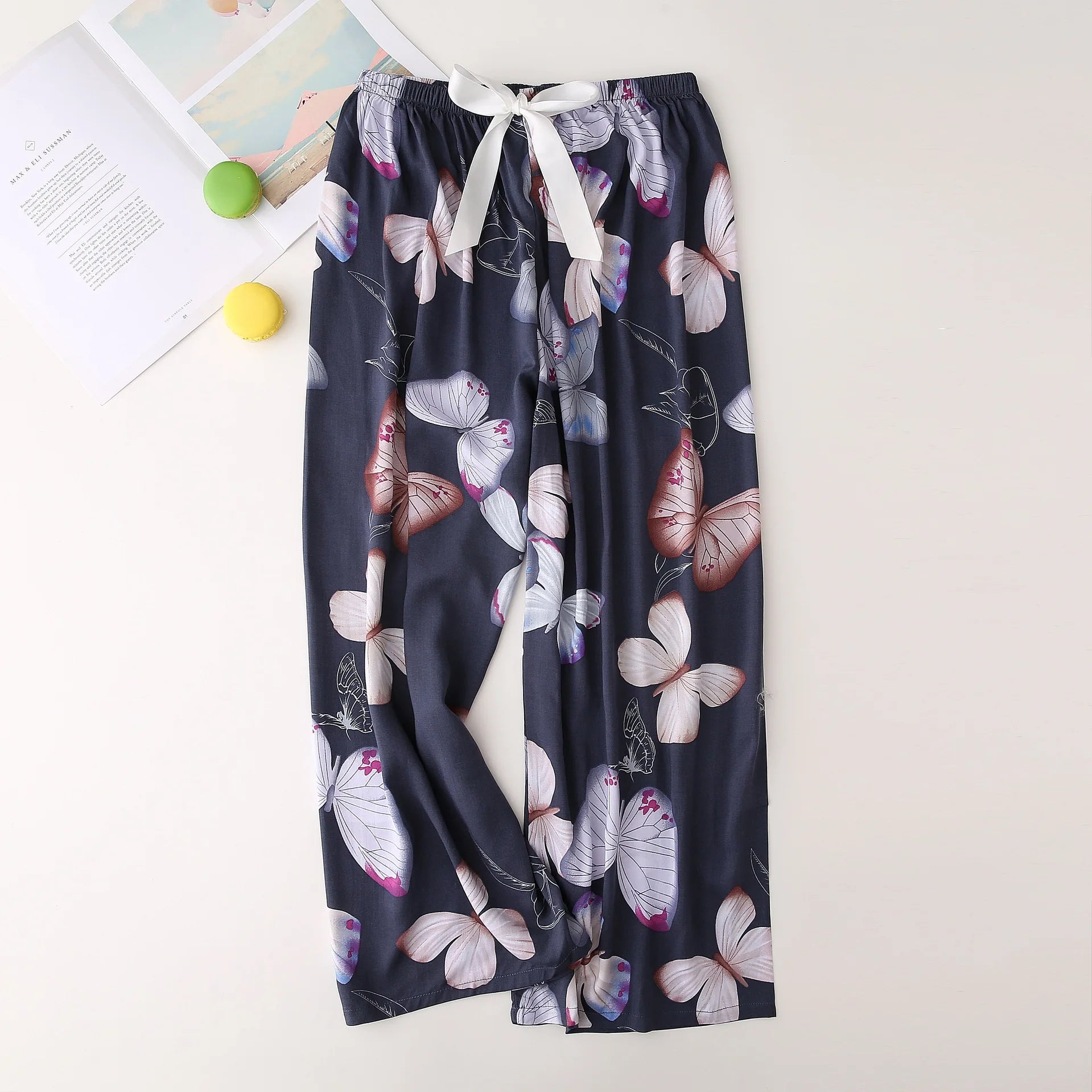 Cotton Crepe Lounge Pants