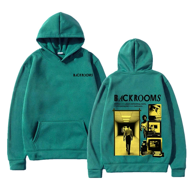 Backrooms Graphic Streetwear Hoodie