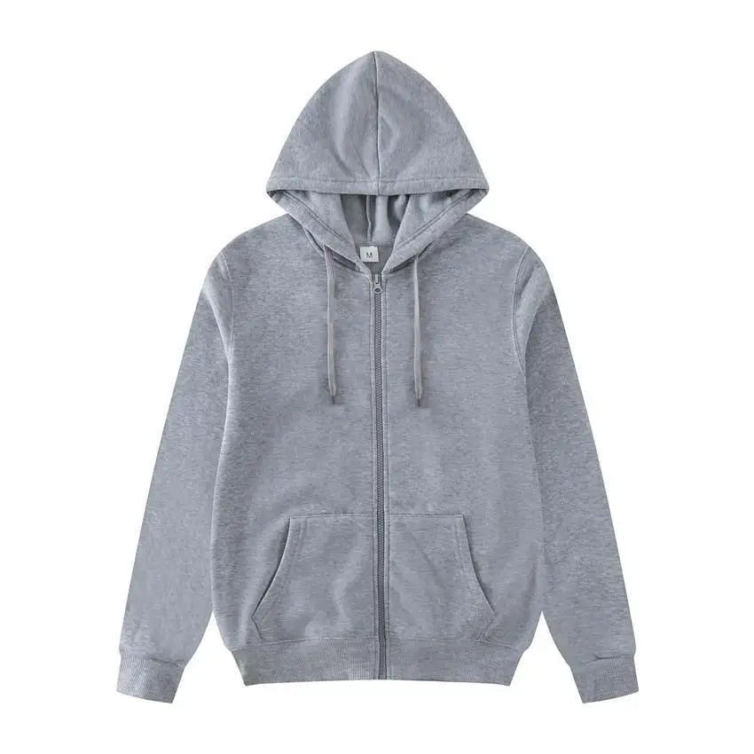 Black Oversized Zip Hoodie