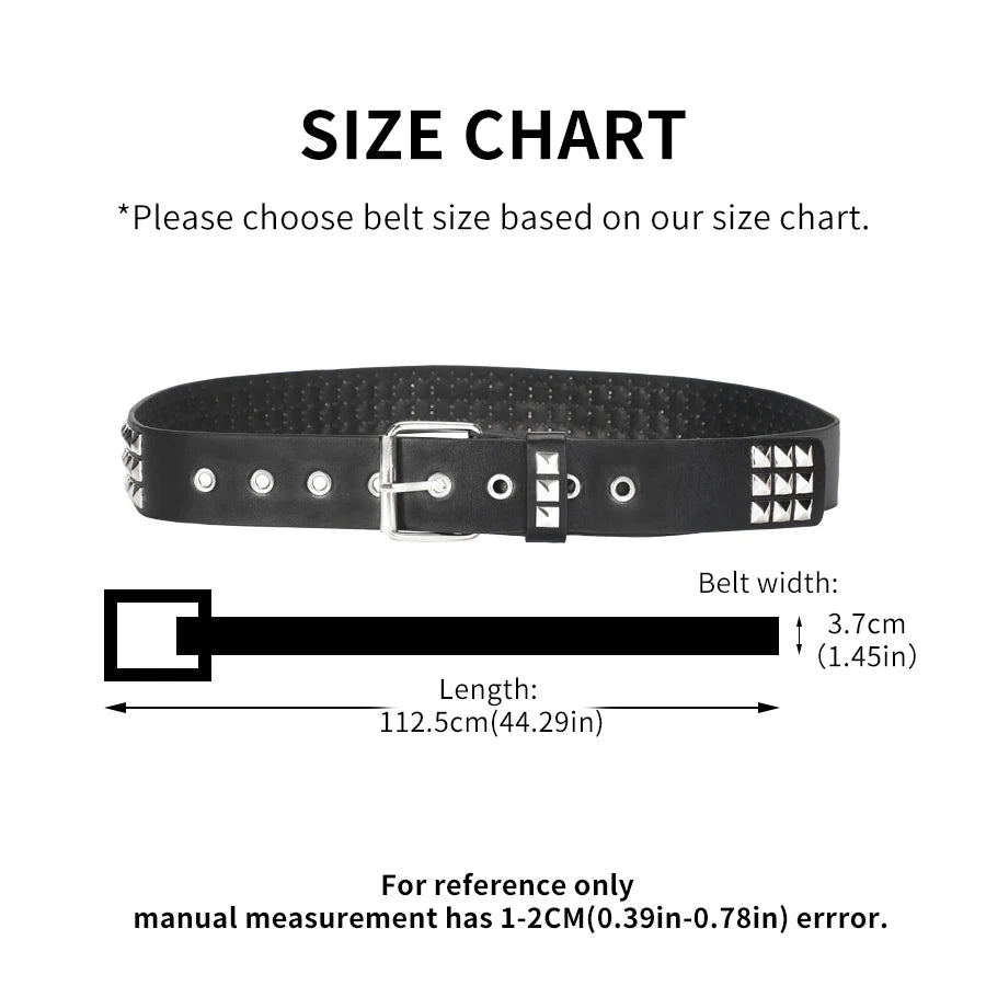 Heavy Metal Rivet Belt