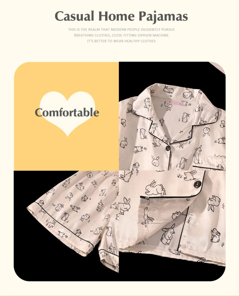 Cherry Print Cami Pajama Set
