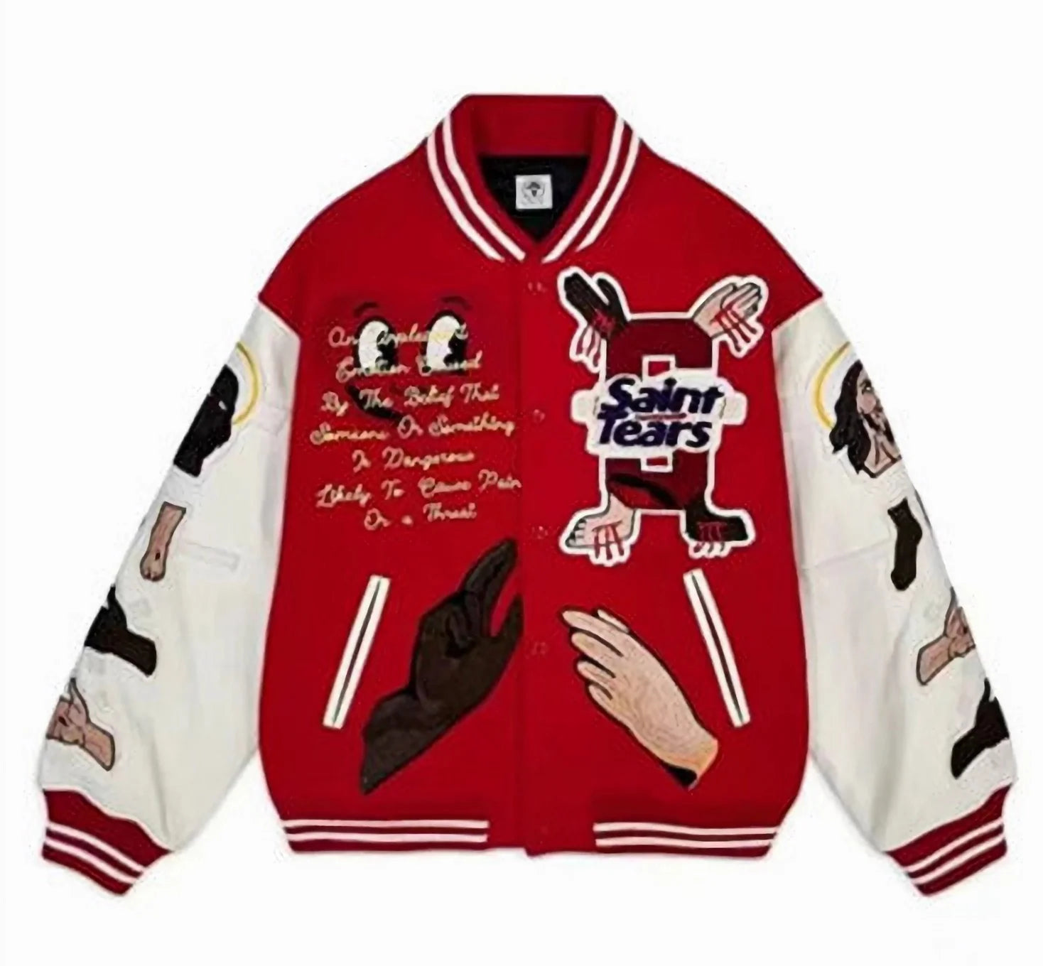 Vintage Patchwork Varsity Jacket