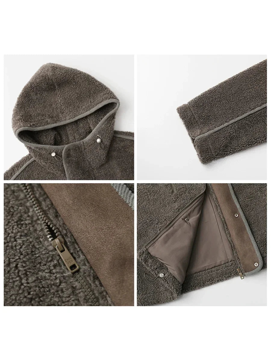 Plush Hooded Winter Jacket