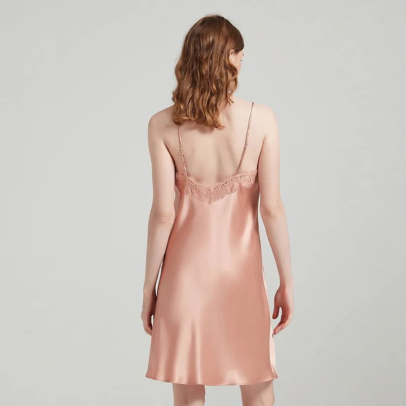 Silk Lace Trim Camisole
