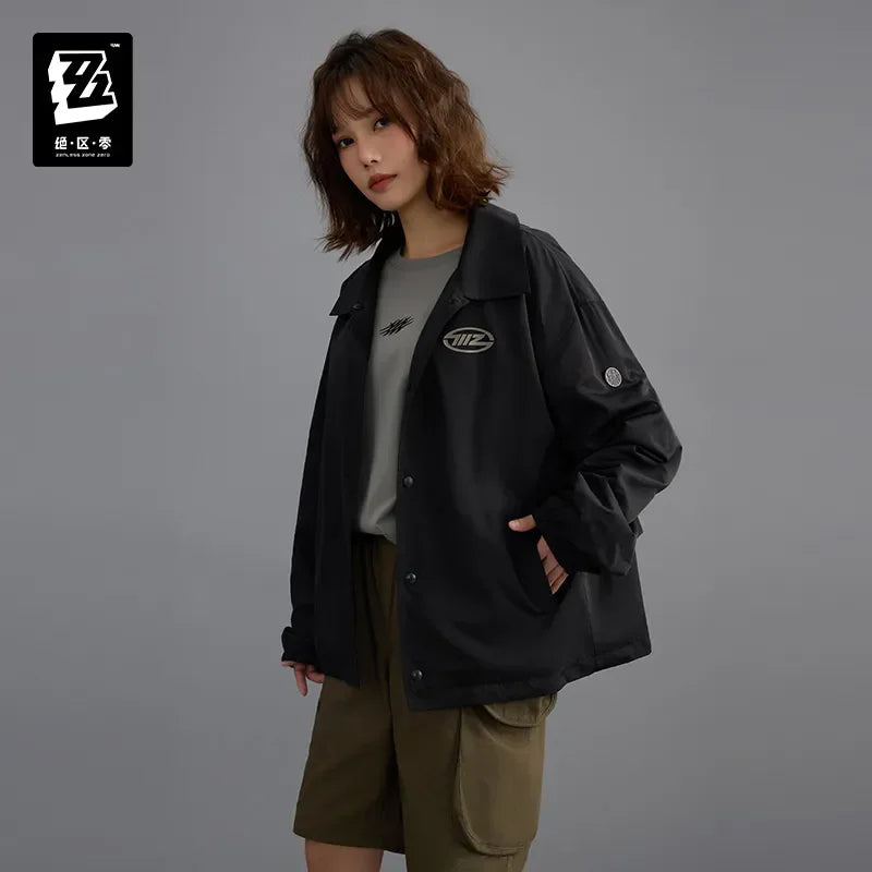 [Genuine] miHoYo Game Zenless Zone Zero STUDIO 2025SS Series Thin Coach Jacket Casual Coat Sport Coat Hoodie Cosplay Xmas Gifts