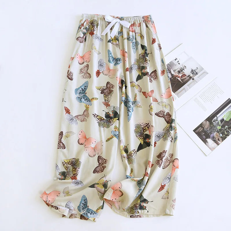 Plus Size Satin Pajama Pants