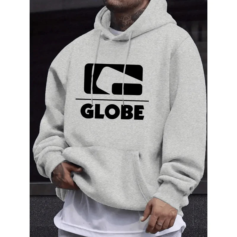 Men'S New Fashion Casual Personalized Printed Hooded Sweatshirt