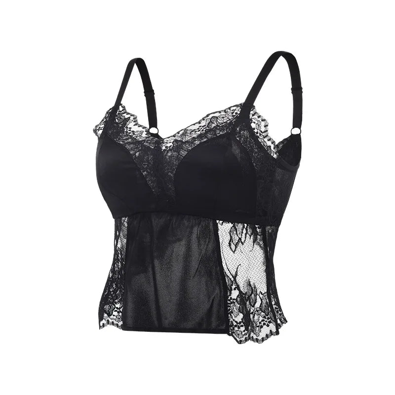 Sheer Chiffon Oversized Nightshirt