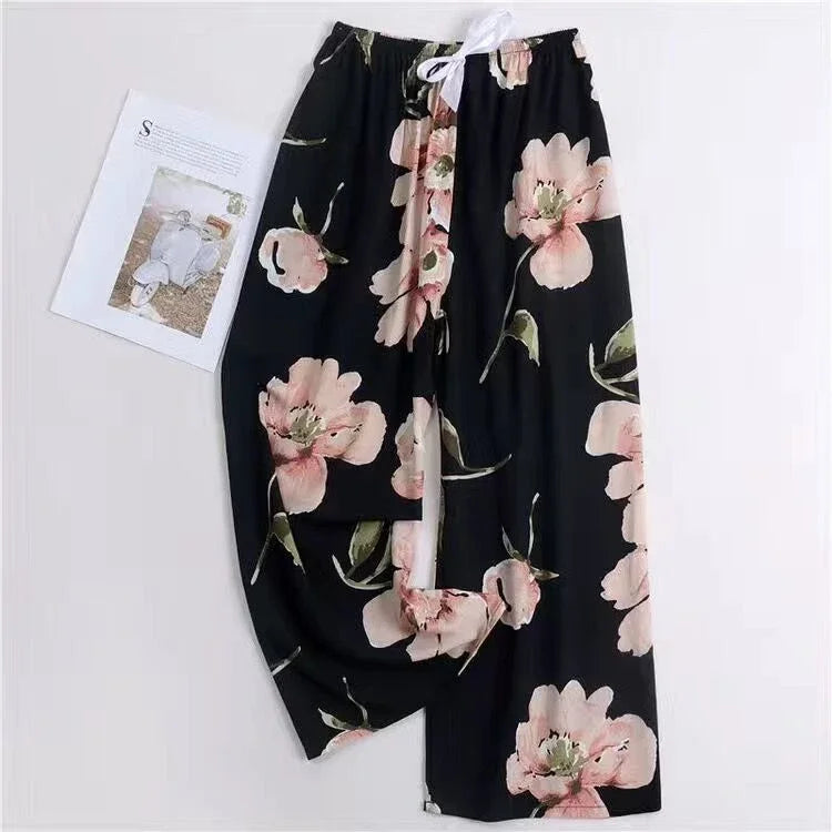 Plaid Cotton Sleep Pants