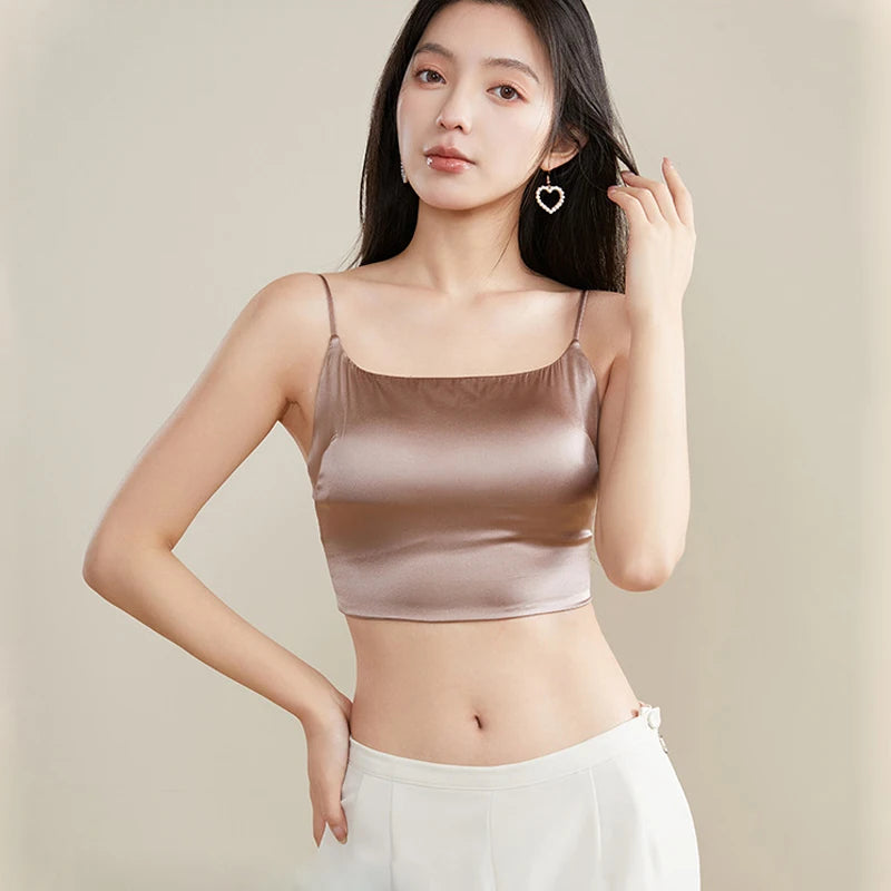 Silk Cami Bra Top
